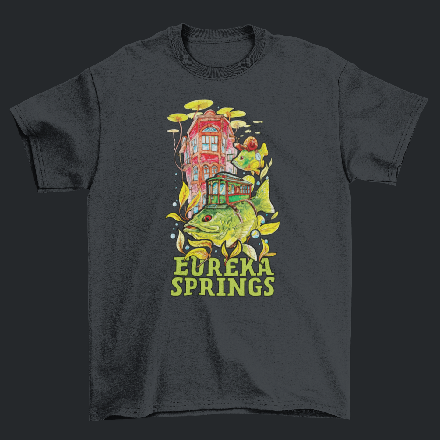 Eureka Springs Bass Transit  Short Sleeve T-shirt