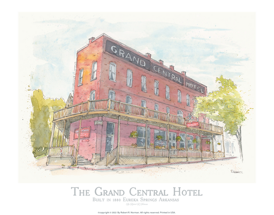 The Grand Central Hotel Open Edition Archival Print