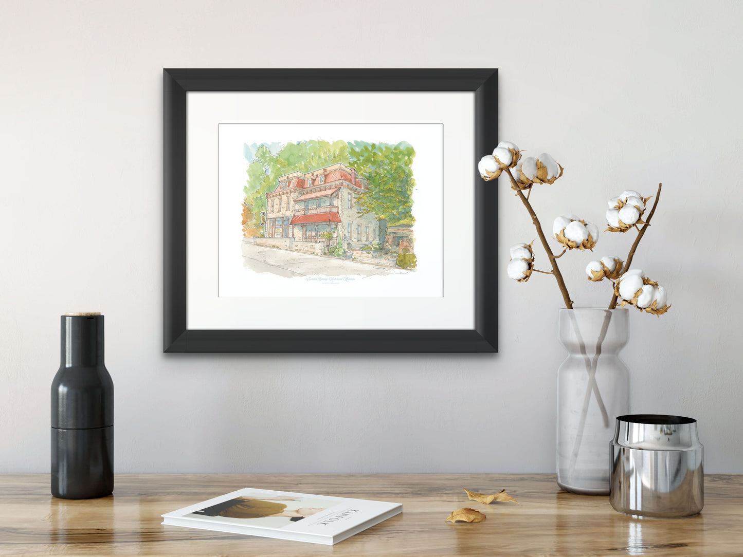 History Museum of Eureka Springs Arkansas - Signed Open Edition Print by Robert R Norman