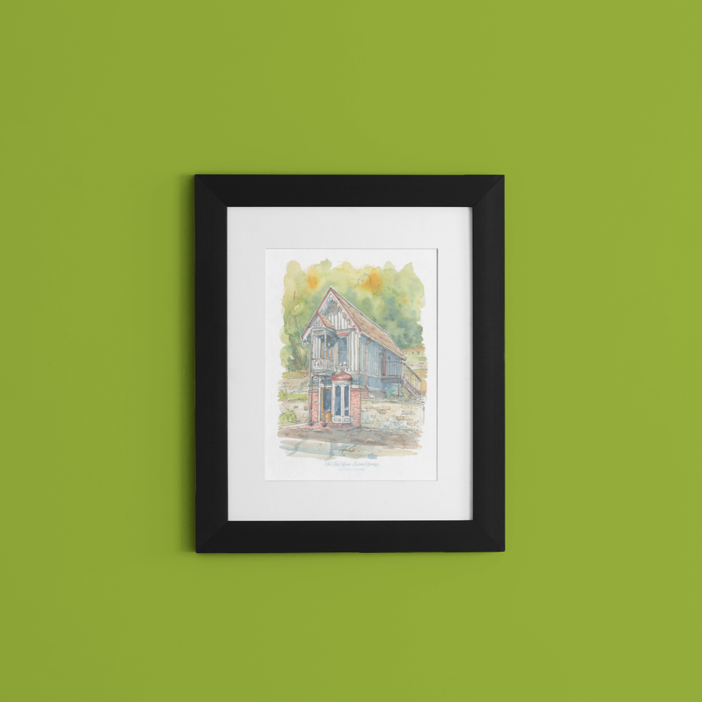 The Tiny House Of Eureka Springs Open Edition Archival Print