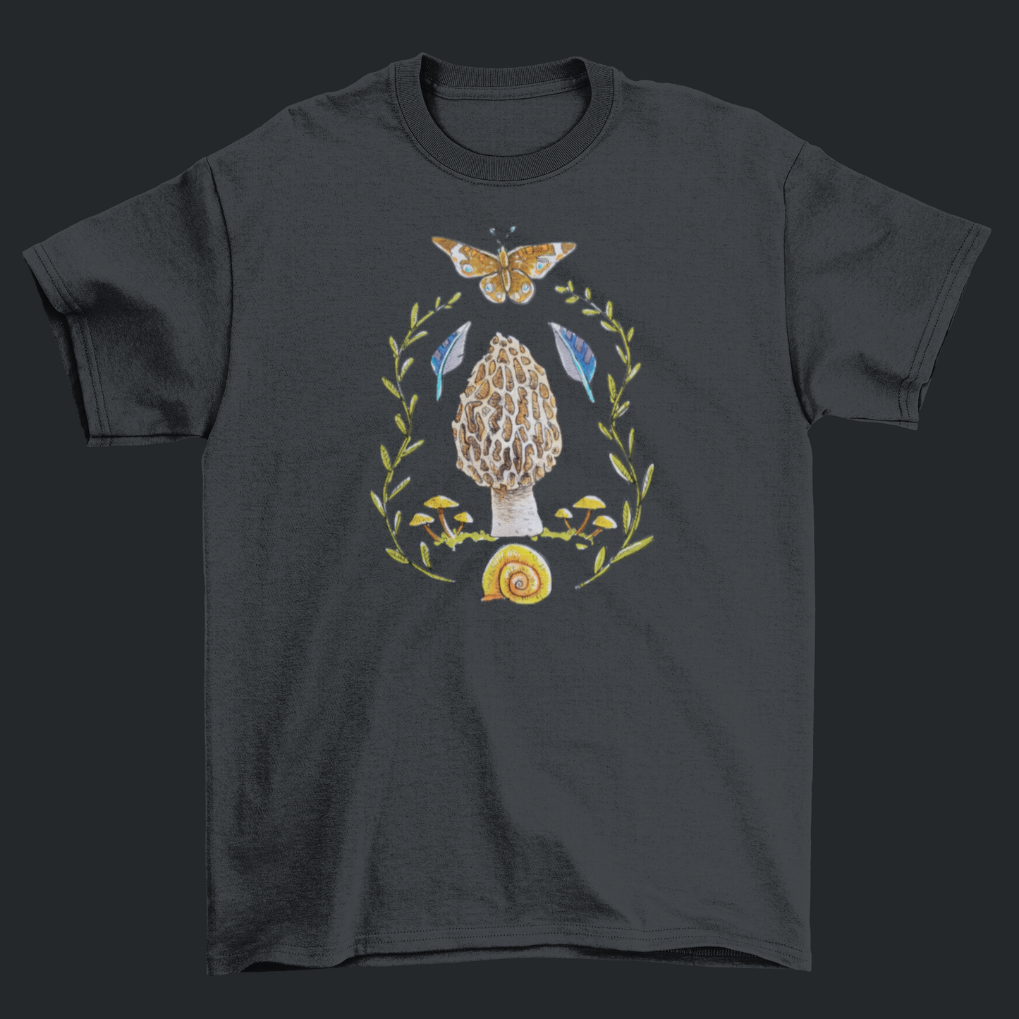 Ozark Morel Mushroom Short Sleeve T-shirt
